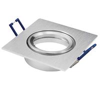 McShine Marco de Montaje para Foco halógeno y LED, Bicolor, eckig, 84x84mm