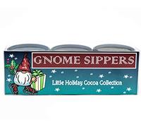 McSteven's Little Holiday Cocoa Collection "Gnome Slippers" - S'Mores Cocoa, Chocolate Cocoa, Vanilla Cocoa - Juego de tres recipientes festivos de 3 onzas - Little Holiday Cocoa Collection "Gnome