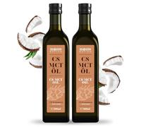 MCT Aceite C8 Monte Nativo 2 x 500 ml - Aceite de coco puro líquido - Aceite MCT C8 para una dieta ceto - sin ingredientes no deseados - perfecto para café a prueba de balas, batido keto