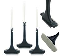 MCTNCT 3 Cepillo Mosquiteras Cepillo De Limpieza De Pantalla Herramientas,2 en 1 Limpiador de Ventanas,Cepillo para Limpiar La Pantalla De La Ventana, Red De Arena De Limpieza De Limpiaparabrisas