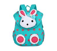 MCUILEE Mochila para Niños Lindo Conejo Animales PequeñA Bebes Guarderia Bolsa para Niños (1-3año),Verde