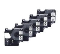 MCUXMVUMI 45013 Black on White 12 mm 5pk Compatible con D1 160 280 210D 360D PNP INALLADO 220P 260P 450D Etiqueta