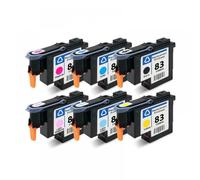 MCUXMVUMI Cabezal de impresión Compatible para 83 Impresiones de impresión de impresión 5000 5500 para C4960A C4961A C4962A C4963A C4964A C4965A(1Set-6 Pieces)