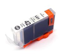 MCUXMVUMI Cartucho de Tinta CLI-42 Compatible para la Impresora PRO-100 PRO-100S CLI42BK CY GY LGY M PC PM Ink Tinta(Light Grey)