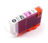 MCUXMVUMI Cartucho de Tinta CLI-42 Compatible para la Impresora PRO-100 PRO-100S CLI42BK CY GY LGY M PC PM Ink Tinta(Photo Magenta)