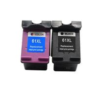 MCUXMVUMI Cartucho de Tinta Compatible para Modelos 61 XL Que Incluyen 4500 4502 5530 Deskjet 1050 2050 3050 3054 3000 1000 Impresoras(1set)