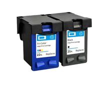 MCUXMVUMI Reemplazo de Cartucho de Tinta Compatible para 21xl 22xl 21 22 para Deskjet F2180 F2280 F4180 F2200 F380 Impresoras(2bk and 1color)