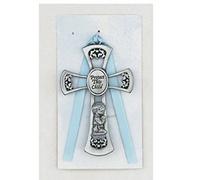 McVan Inc. 3 3/4 Boy Blue Crossed - Décor Gift Religious PW7-B-MCVAN by KeegansCatholicTreasures