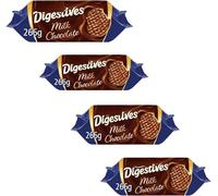McVitie's Galletas digestivas de chocolate con leche de 266 g (paquete de 4) NAEM
