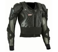 MCW Gear Armadura Corporal Negra Scorpion para MX Motocross Motocicleta Ciclismo de Montaña Skateboarding Snowboarding Protector de Espina Chaqueta Biónica Protectora 4037131 - Negro, Grande