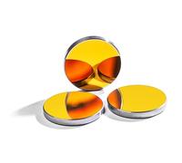 MCWlaser Espejo Láser CO2 Si 19mm Reflectivo - Lente Silicona 3PCS para Máquina de Corte y Grabado 40W-400W