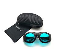 MCWlaser Gafas Protectoras de Seguridad láser Gafas 680-1100nm Típico para 635nm 655nm 671nm 694nm 755nm 808nm 810nm 980nm 1064nm 1030nm Tipo de absorción EP-15 Estilo 4