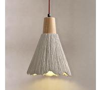 MCWYH Lámpara Colgante De Hormigón, Lámpara Colgante De Cemento Industrial Para Granja E27 Lámpara De Araña De Hormigón Creativa, Para Decoración De Bar De Café Restaurante Accesorio De Iluminación De