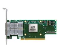 MCX653106A-HDAT-SP ConnectX-6 VPI adapter card, HDR IB (200Gb/s) and 200GbE, dual-port QSFP 56, PCIe4.0 x16, tall bracket, single pack