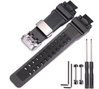 MCXGL Correa de resina compatible con Casio GW-4000 GA-1000 GW-A1000 GW-A1100 Correa de reloj de repuesto de goma para hombre