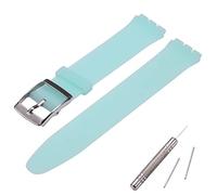 MCXGL Correa de silicona de repuesto ultradelgada para reloj de mujer compatible con Swatch Skin Serie (16mm), 16mm