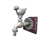 MD technic Grifo nostálgico con diseño de pájaro para exteriores, para jardín