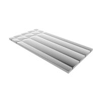 MD Technic Paneles de yeso para calefacción por suelo radiante, 1200 x 600 mm, altura de montaje 20 - 30 - 50 mm, para tubo de calefacción de 16 mm de diámetro, aislamiento integrado, calefacción por