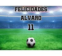 MDA Foto Comestible, OBLEA o Papel de AZÚCAR, FÚTBOL, ELIJA SU EQUIPO HAGA clic en "Personalizar ahora", Foto personalizada con nombre, Edad y Texto, para Tartas y Magdalenas de Cumpleaños 4