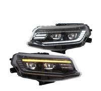 MDADEQ Faros Delanteros Con Luces Diurnas LED Intermitentes Luces Altas Y Proyectores Luz Ángel Para Chevrolet Para Camaro 2016-2018 Faro Delantero Coche