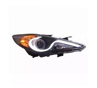 MDADEQ Faros Delanteros LED Angel Eyes Para Hyundai Para Sonata 2011 2012 2013 2014 2015 2016 2017 2018 Faro Delantero Coche
