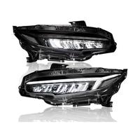 MDADEQ Para Civic Sedán/Coupé/Hatchback 2016-2022 10.ª Generación Con Faros LED Con Conjunto De Intermitentes Secuenciales Faro Delantero Coche