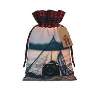 MDATT Bolsas de regalo con cordón de red de pesca de estrella de mar, bolsas de regalo de 5 x 7 pulgadas para bodas, fiestas, Navidad, cumpleaños, decoración de Halloween