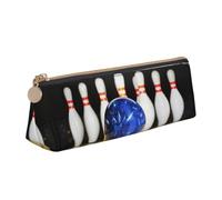 MDATT Colorful Sports Balls - Estuche multifuncional de piel con gran capacidad de almacenamiento, diseño triangular clásico, White, Talla única, Bolsa de maquillaje
