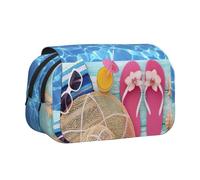 MDATT Cool Pool - Estuche para lápices con impresión de agua para adultos, estuche de transporte duradero para bolígrafos, Black, Talla única, Organizador de bolsas