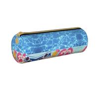 MDATT Cool Pool Water - Estuche para bolígrafo y lápices, bolsa de papelería multiusos para estudiantes universitarios de secundaria, White, Talla única, Organizador de bolsas