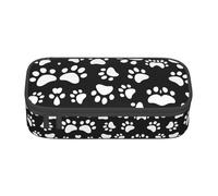 MDATT Estuche escolar Bear Paw para lápices, bolsa para lápices con múltiples ranuras, bonita bolsa portátil para bolígrafos, estuches para la escuela y la oficina, Black, Talla única, Organizador de