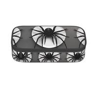 MDATT Estuche escolar Black Spider con múltiples ranuras, bonita bolsa portátil para bolígrafos, estuche para bolígrafos para la escuela y la oficina, Black, Talla única, Organizador de bolsas
