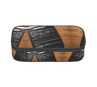 MDATT Estuche para lápices con diseño de estrella de mar y faro de playa de gran capacidad con 4 compartimentos para hombres y mujeres, Patrón de tablilla de películas, Talla única