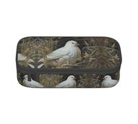 MDATT Estuche para lápices con diseño histórico de Old Tower Bridge de Londres, gran capacidad, con 4 compartimentos para hombres y mujeres, Grass and Dove4, Talla única