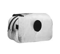 MDATT Estuche para lápices con impresión artística de hockey sobre hielo para adultos, estuche de transporte duradero para bolígrafos, Black, Talla única, Organizador de bolsas