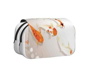 MDATT Estuche para lápices tradicional con estampado de lunares para adultos, estuche duradero para transportar bolígrafos, Black, Talla única, Organizador de bolsas