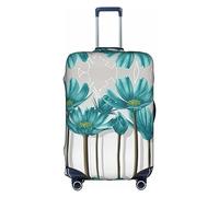 MDATT Funda de equipaje personalizada, protector de maleta para equipaje de 18 a 32 pulgadas para viajes, verano, playa, vacaciones, 6rmiez-500-5cfd7e718a5a04d6b138ebd4a4c30, White, S
