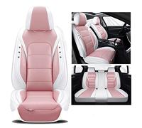 MDATT Fundas de asiento de coche para Honda-Civic/Honda-Accord/Honda-Cr-V/Honda-Hr-V, juego completo de accesorios interiores impermeables, transpirables y antideslizantes, color rosa