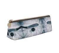 MDATT Hockey Sports - Estuche multifuncional de piel con gran capacidad de almacenamiento, diseño triangular clásico, White, Talla única, Bolsa de maquillaje