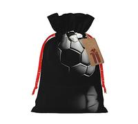 MDATT I Like Soccer - Bolsas de regalo de Navidad, pequeñas bolsas de regalo de Navidad, recuerdos de boda, regalos de Halloween, etc. 5 x 7 pulgadas