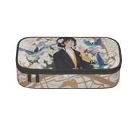 MDATT Ireland Outdoors - Estuche para lápices con impresión de Clare The Cliffs de gran capacidad, con 4 compartimentos para hombres y mujeres, Gardenia Flowers Birds1, Talla única, moderno