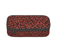 MDATT Monarch Butterflies - Estuche para lápices colorido con cremallera, organizador para oficina, viaje, estuche, Black, Talla única, Maleta