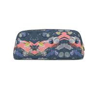 MDATT Planet Printing - Bolsa de piel para bolígrafos, bolígrafos, lápices, marcadores, Gold, Talla única, Neceser de maquillaje