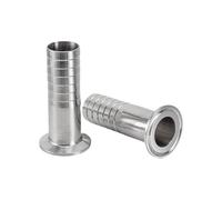 MDBJTCYZN 1PC OD25mm Hose Tail x 1.5" Tri Clamp 304 Stainless Steel Pipe Fitting Homebrew 150mm Legnth