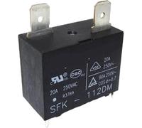 MDBJTCYZN 5Pcs Relay SFK-112DM Air Conditioner Relay Power Relay SFK 112DM 12VDC 20A 250VAC 4pins