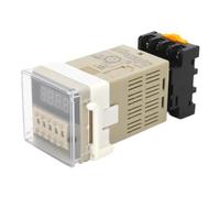 MDBJTCYZN DH48J-11A 11 pin Contact/Sensor Signal Input Digital Counter Relay DH48J-11A 12V to 380V Power Failure Memory Function with Base(AC36V)