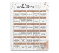 MDBJTCYZN Digital Detox Guide Mindful Tech Habits Canvas Wall-Art for Home Office Living Room Decor(Framed,08x12inch(20x30cm))