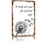MDBJTCYZN Fathers Day Gift Vintage Metal Sign with Dad Quote Text Art Home Decoration for Walls Doors Fences (8 X 12 in)