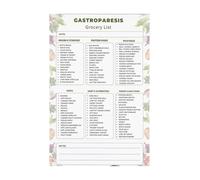 MDBJTCYZN Food Sensitivity Grocery List Poster Easy Digest Foods Shopping Meal Planning Chart Kitchen Wall Decor(Framed,16x24inch(40x60cm))