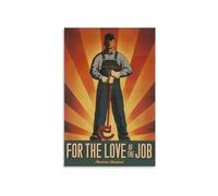 MDBJTCYZN For The Love of The Job Retro Plumbing Metal Sign Tradesman Tribute Wall-Art for Garage Workshop Home Office and Bar Decor (8 X 12 in)